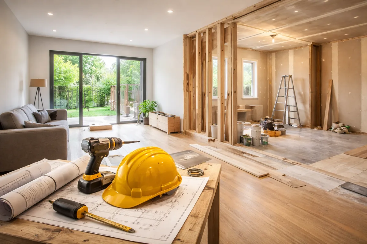 Quel est le coût moyen d'une rénovation complète d'une maison au m²