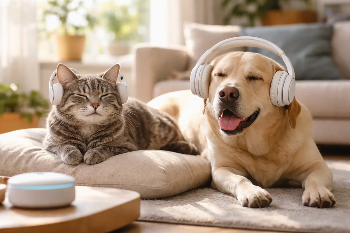 Les effets positifs de la musique sur le comportement des animaux domestiques