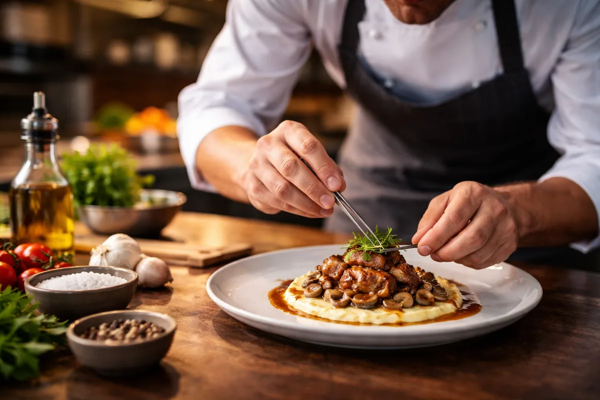 Quelle est l'importance des techniques de chef en cuisine bistronomique ?
