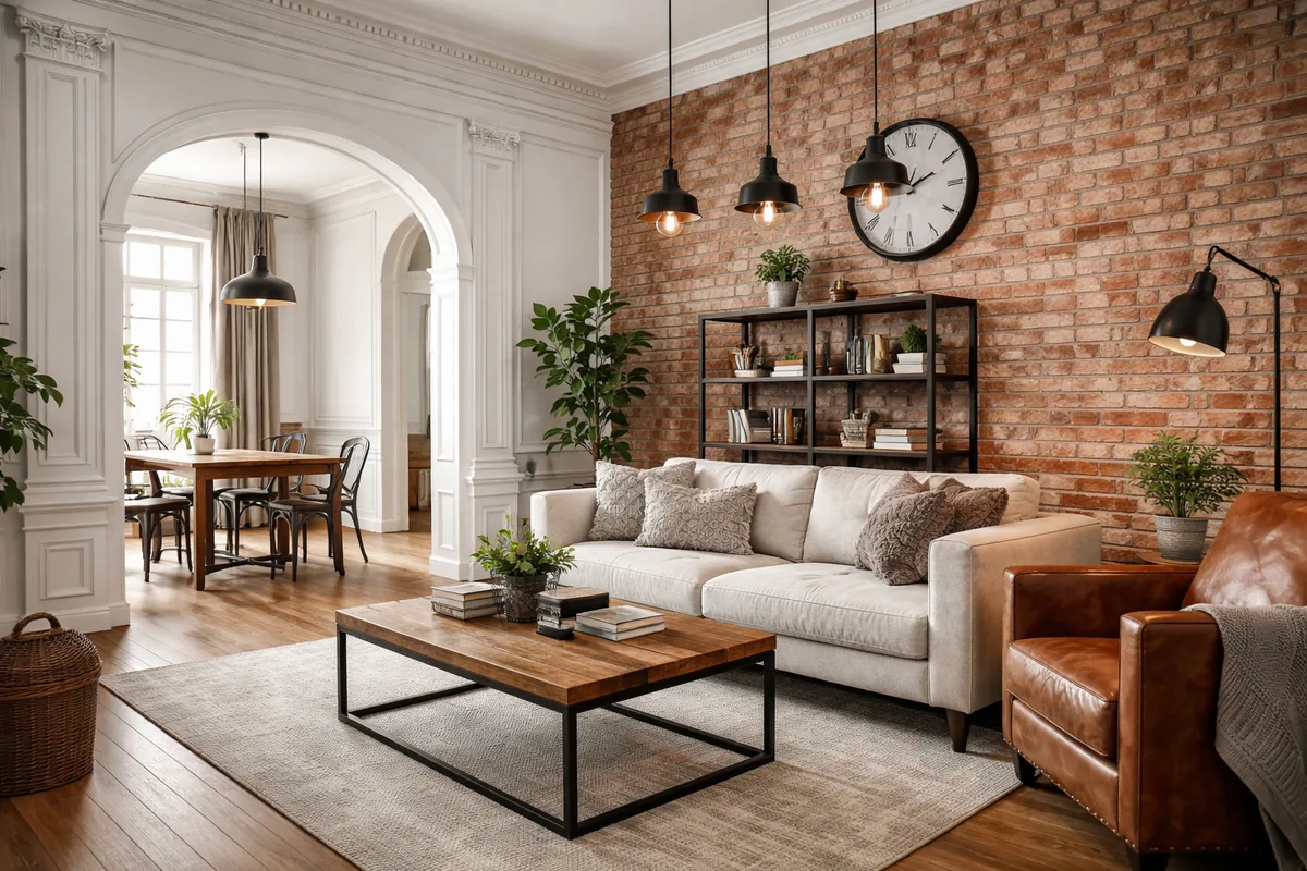 Comment apporter une touche de décoration industrielle dans une maison classique