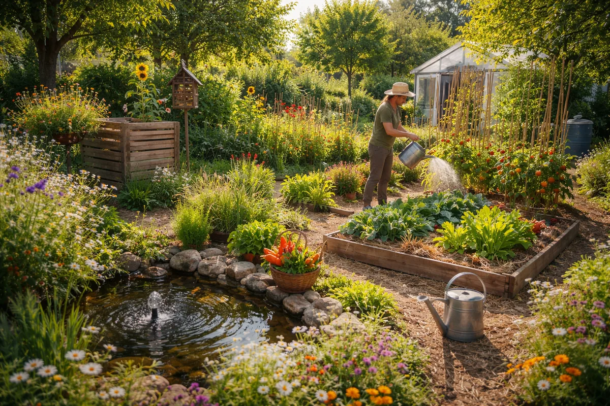 Comment entretenir un jardin écologique toute l'année